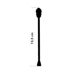 Tıkaçlı Karıştırıcı Büyük (16 Oz) 13,5 CM SİYAH
