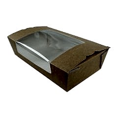 Kutu Menü Box Pencereli Küçük 14x10x5 Cm 40 Adetli