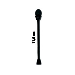 Tıkaçlı Karıştırıcı Orta 11,5 CM BEYAZ