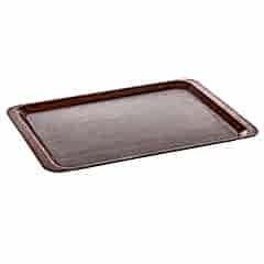 Tepsi Fastfood Plastik 37x53 Cm Ahşap Desenli Kaymaz