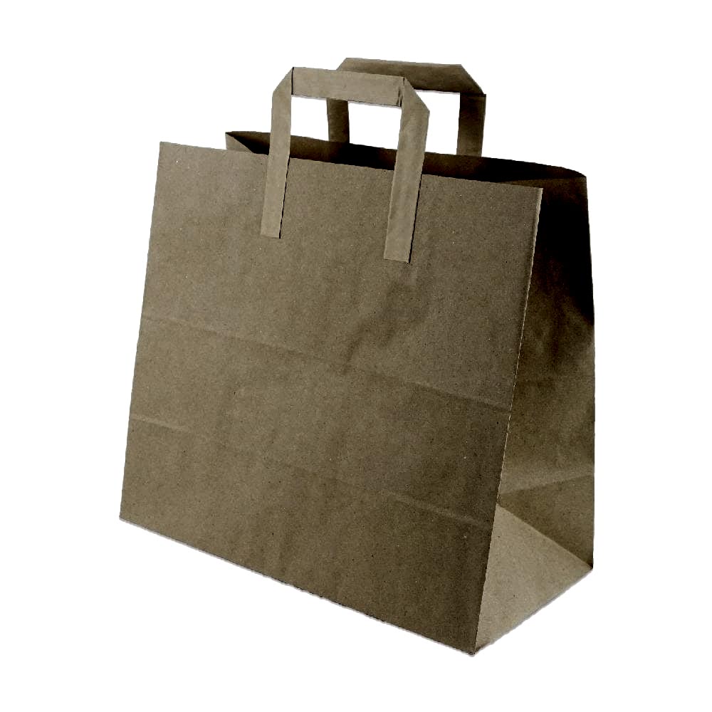 Çanta Kraft 32x28x16 Cm Düz Sap