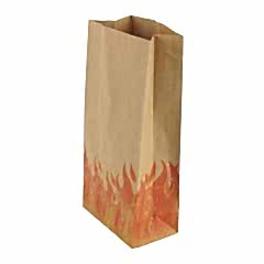 Kese Kraft 18x33x11 Cm Kare Dipli Alev Desenli