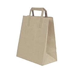 Çanta Kraft 25x28x14 Cm Düz Sap