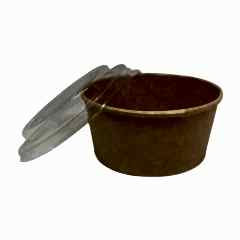 Salata Kabı Karton 550 gr KRAFT Kap+Kapak 50 adetli