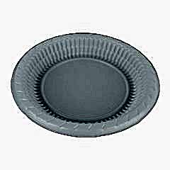 Tabak Plastik Çap 17 Cm