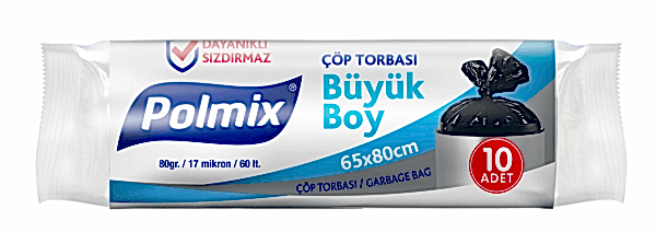 Çöp Torbası 65x80 Cm Büyük Boy