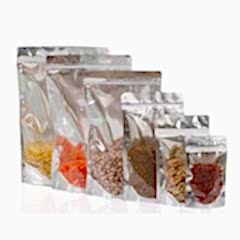 Kilitli Doypack Şeffaf Metalize CPP 20x30x5 cm