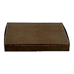Kutu Baklava 1000 Gr Lık Kraft 24x17,5x3,5 cm 100 Adetli
