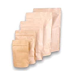 Kilitli Doypack Kraft Alüminyum 16x27x4 Cm
