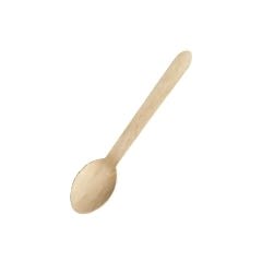 Kaşık Tahta 16 cm 100 Adetli Pakette
