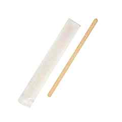 Karıştırıcı Tahta 14 cm Kağıt Sargılı
