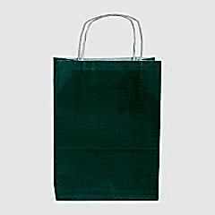 Çanta Kraft 18x25x10 Cm Burgu Sap Yeşil 50 ADET