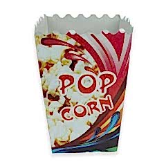 Kutu Popcorn Büyük Standart 11x13x21 Cm 500 Adetli