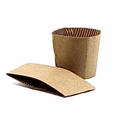 Bardak Tutacağı Sleeve Karton 12 Oz Kraft 2000 Adetli