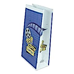 Kese Popcorn Large 15x28x8 Cm Beyaz Kraft