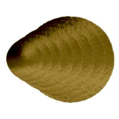 Pasta Altı Gold Mukavva Karton Çap 15 Cm 100 Adetli