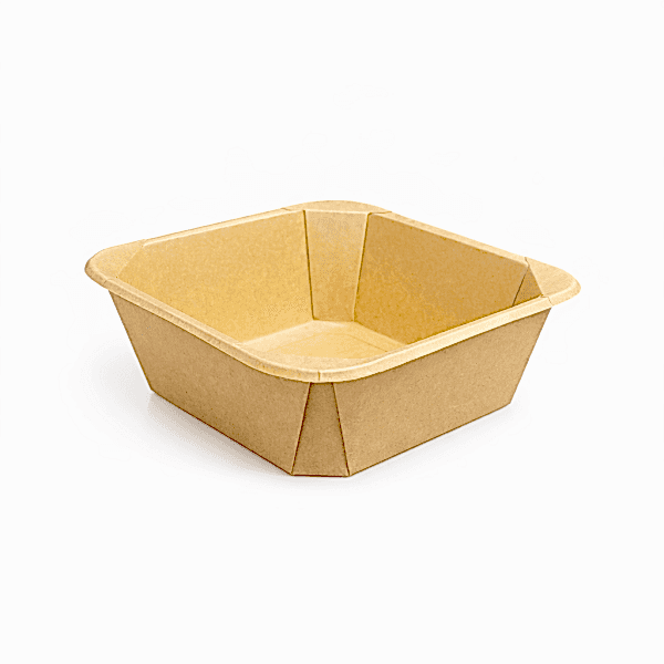 Salata Kabı Kare 750 gr KRAFT Kap+Kapak 350 Adet
