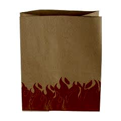 Kese Kraft 25x30x14 Cm Kare Dipli Alev Desenli