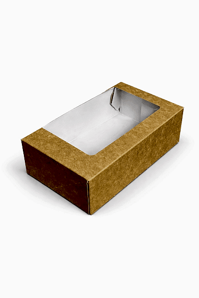 Kutu Sushi Pencereli Küçük 15x8x4,5 Cm 50 Adetli