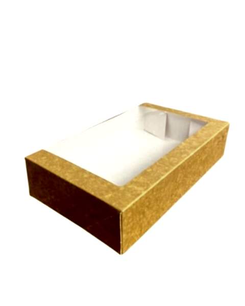 Kutu Sushi Pencereli Büyük 20x12,5x4,5 Cm 50 Adetli