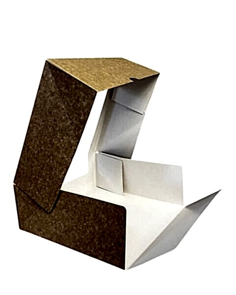 Kutu Turta Pencereli 20x20x8 Cm Kraft 50 Adetli