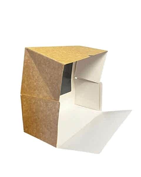 Kutu Turta Pencereli Baton 25x12x11 Cm Kraft 50 Adetli