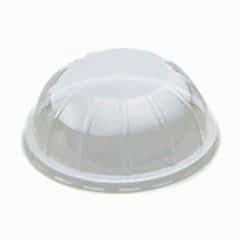 Plastik Bardak Kapağı Bombe Deliksiz PET, çap 95mm 100 adetli