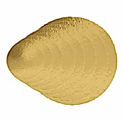 Pasta Altı Gold Mukavva Karton Çap 26 Cm 100 Adetli