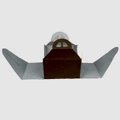 Kutu Turta 0 No Kare Saplı 18x18x11 Cm KRAFT 50 Adetli