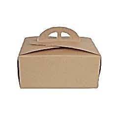 Kutu Turta 1 No Kare Saplı 21x21x11 Cm KRAFT 50 Adetli