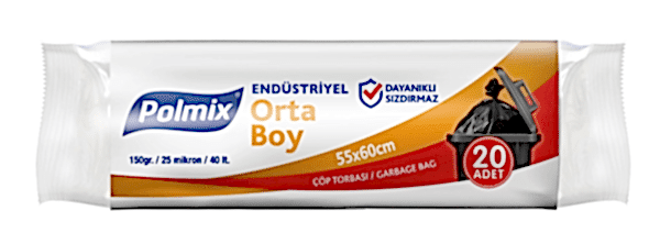 Çöp Torbası 55x60 Cm Orta Endüstriyel