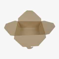 Yemek Kutusu Kraft 46 Oz 140x180x65 Mm 50 adetli