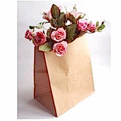 Kese Kraft 25x28x14 Cm Kare Dipli