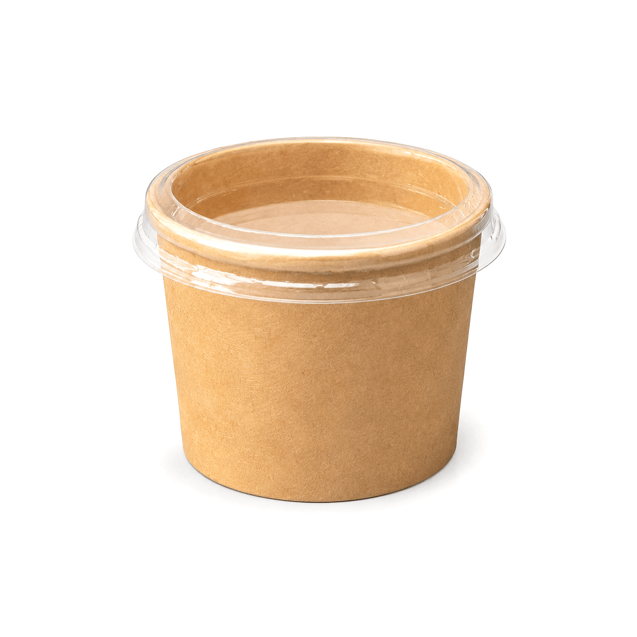 Sos Kabı 1 Oz Kraft Ayrı Kapaklı