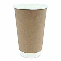 Karton Bardak 16 Oz Double Wall Kraft 100 Adetli