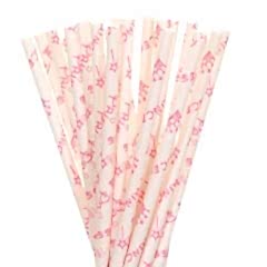 Pipet Kağıt 6x195mm Princes desenli 25 Adetli