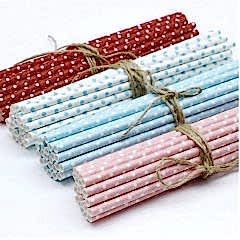 Pipet Kağıt 6x260 mm Puantiyeli 25 Adetli