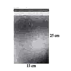 Opp Bantlı Şeffaf Poşet 15x25 Cm  (1000 Ad)