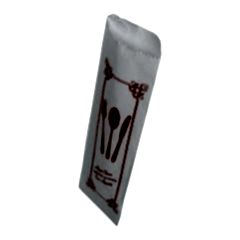 Kese Beyaz Sülfit Çatal Kaşık Standart 7x26 cm