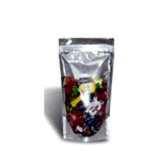 Kilitli Doypack Şeffaf Metalize Cpp 8,5x14,5x2,5 Cm