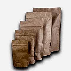 Kilitli Doypack Kraft Alüminyum 8,5x14,5x2,5 Cm