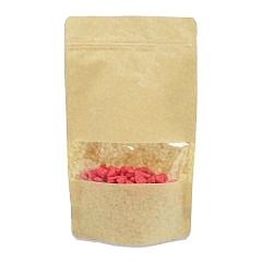 Kilitli Doypack Kraft Pencereli 13x22,5x3,5 Cm