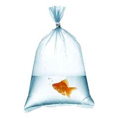 Naylon Torba İkilik 26x36 cm 1 kglık Paketlerde