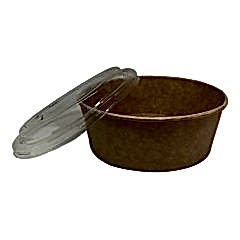 Salata Kabı Karton 1100 GR  KRAFT Kap+Kapak 50 Adetli