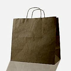 Çanta Kraft 30x28x16 Cm Burgu Sap