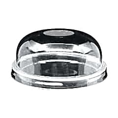 Plastik Bardak Kapağı Bombe Delikli PET, çap 95mm 100 adetli