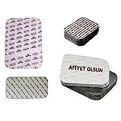 Alüminyum 2500 Gr Kapak 100 Adetli
