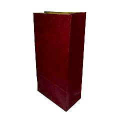 Kese Kağıdı Kraft Kare Dipli Kırmızı 15x29x8 cm