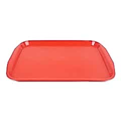 Tepsi Fastfood Plastik 36x27 Cm Kırmızı