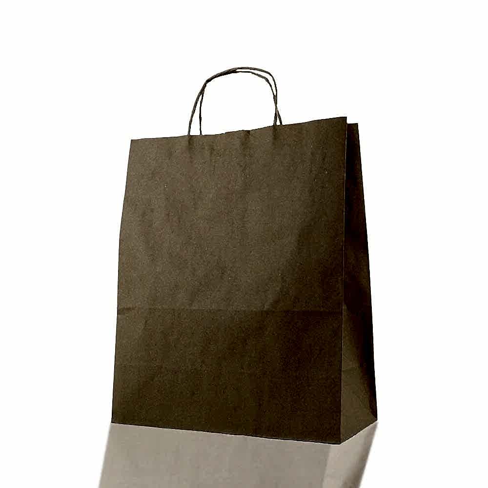 Çanta Kraft 25x31x12 Cm Burgu Sap Kraft